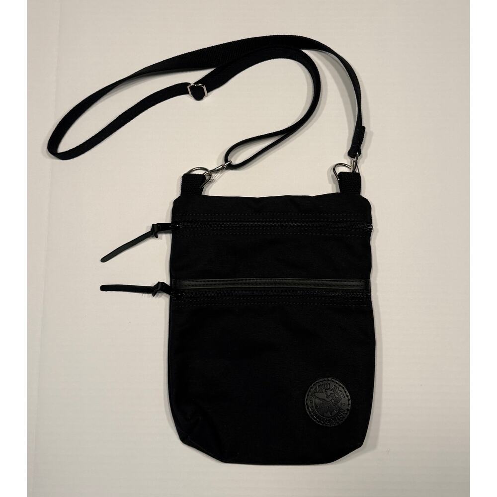 Duluth Pack Black Canvas Traverse Crossbody Bag Made in USA Handcrafted MN